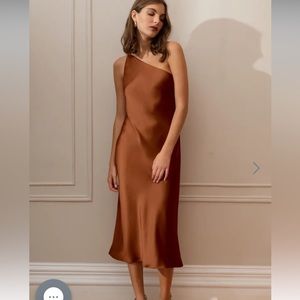 Jenny Yoo Abby Dress in Copper